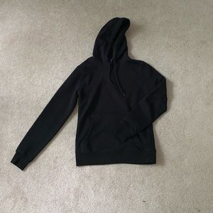 H&M Black Basic Hoodie -Size XS